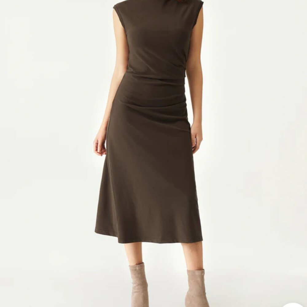 OGL Brown Midi Dress
